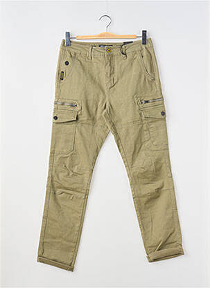 Pantalon cargo coupe droite vert DEELUXE homme
