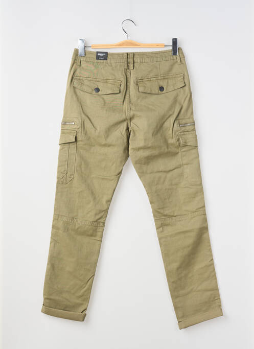 Pantalon cargo coupe droite vert DEELUXE homme