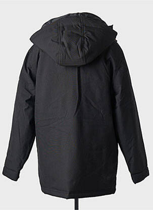 Parka manches longues a capuche noir DEELUXE homme