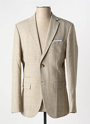 Blazer finition intérieure doublée beige SELECTED homme