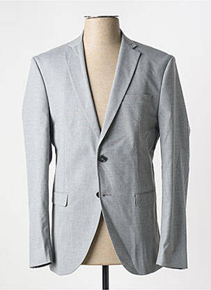 Blazer finition intérieure doublée gris SELECTED homme