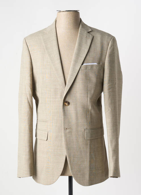 Blazer beige SELECTED pour homme