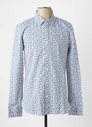 Chemise manches longues imprimé fleurs bleu TEDDY SMITH homme