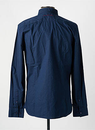 Chemise manches longues coupe cintrée bleu TEDDY SMITH homme