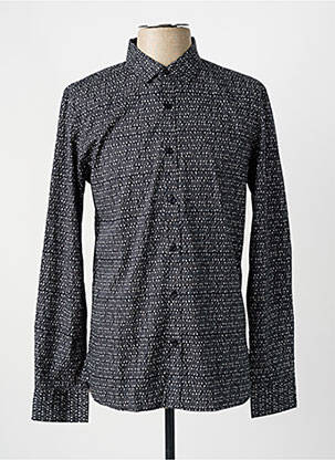 Chemise manches longues imprimé fantaisie gris TEDDY SMITH homme