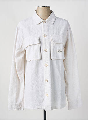 Chemise manches longues coupe droite blanc TEDDY SMITH homme