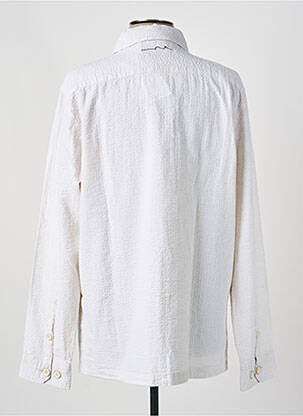 Chemise manches longues coupe droite blanc TEDDY SMITH homme