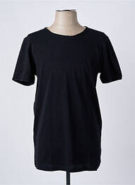 T-shirt stretch manches courtes noir SELECTED homme