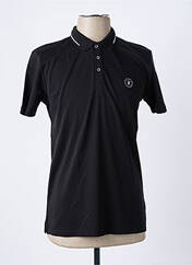 Polo noir LE TEMPS DES CERISES homme seconde vue
