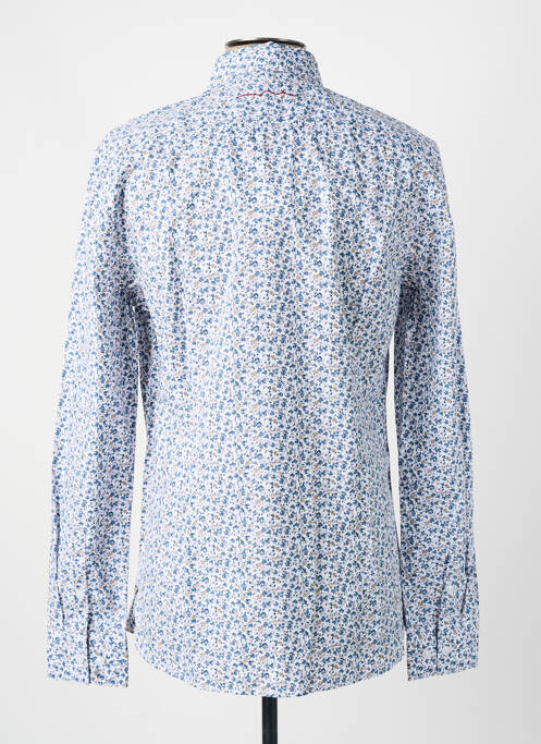 Chemise manches longues coupe cintrée bleu TEDDY SMITH homme