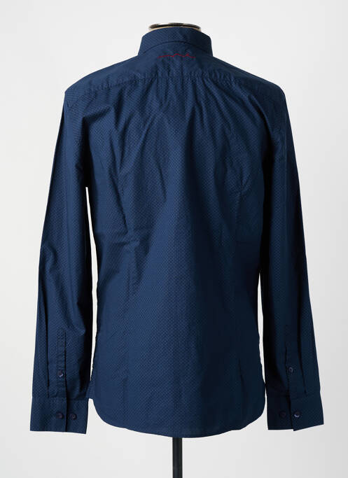 Chemise manches longues coupe cintrée bleu TEDDY SMITH homme