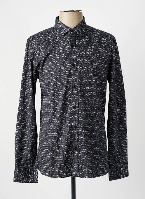 Chemise manches longues imprimé fantaisie gris TEDDY SMITH homme