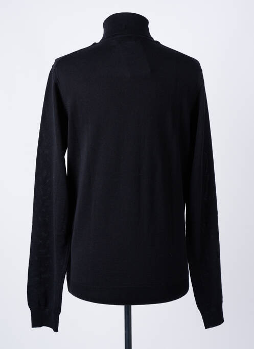 Pull col roulé manches longues manches longues noir CASUAL FRIDAY homme