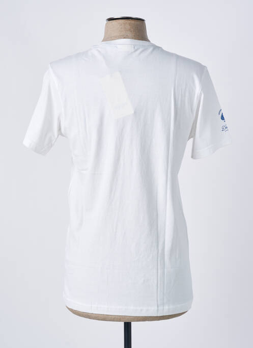 T-shirt stretch manches courtes blanc DEELUXE homme