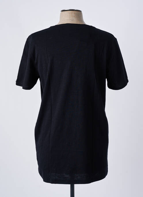 T-shirt stretch manches courtes noir SELECTED homme