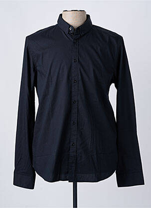 Chemise manches longues coupe droite noir TEDDY SMITH homme