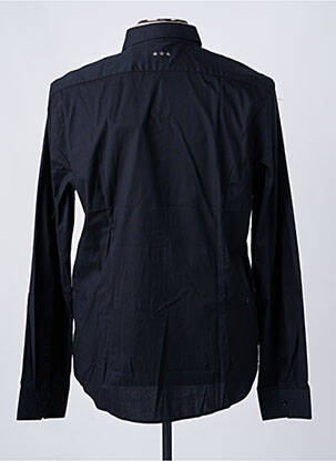 Chemise manches longues coupe droite noir TEDDY SMITH homme