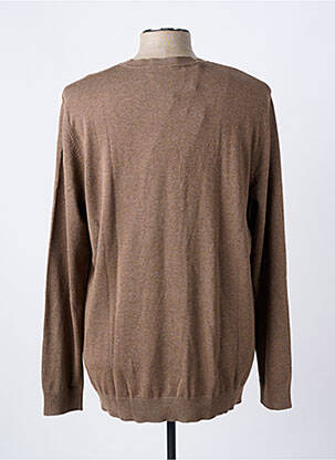 Pull col rond manches longues beige SELECTED homme
