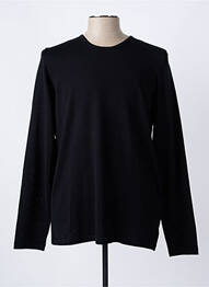 Pull col rond manches longues noir CASUAL FRIDAY femme