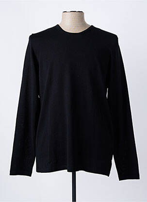 Pull col rond manches longues noir CASUAL FRIDAY femme