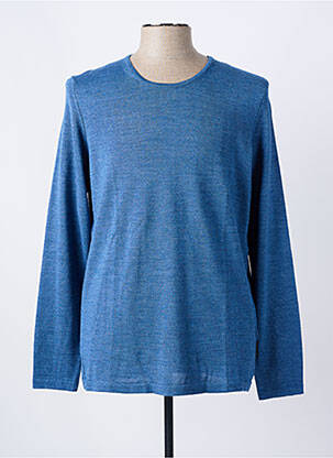 Pull col rond manches longues bleu CASUAL FRIDAY femme