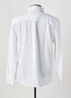 Chemise manches longues coupe droite blanc DEELUXE homme