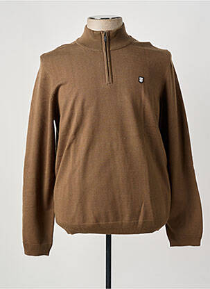 Pull manches longues manches longues beige TEDDY SMITH homme