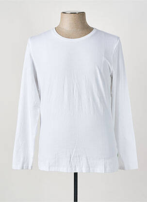 Top col rond manches longues blanc CASUAL FRIDAY femme