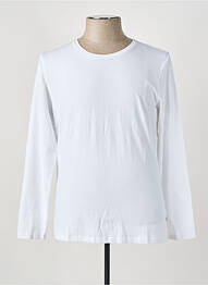 Top col rond manches longues blanc CASUAL FRIDAY femme