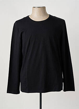 Top col rond manches longues noir CASUAL FRIDAY femme
