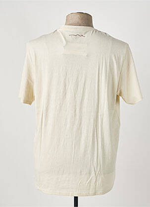 T-shirt coupe droite manches courtes beige TEDDY SMITH homme