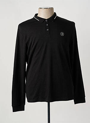 Polo noir LE TEMPS DES CERISES pour homme