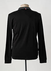 Polo noir LE TEMPS DES CERISES pour homme seconde vue