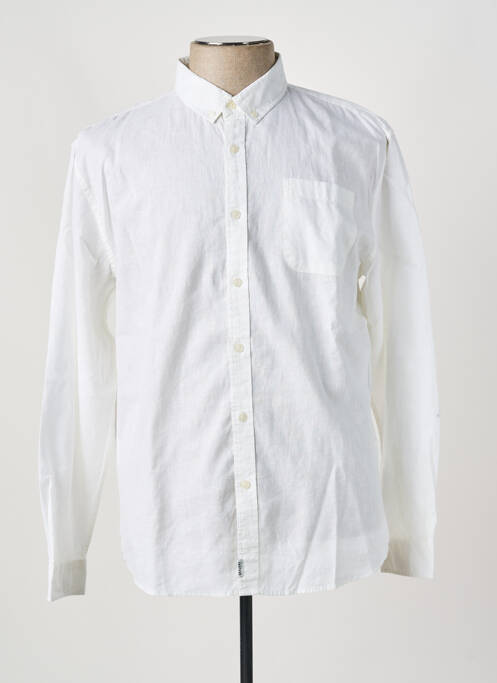 Chemise manches longues blanc DEELUXE pour homme