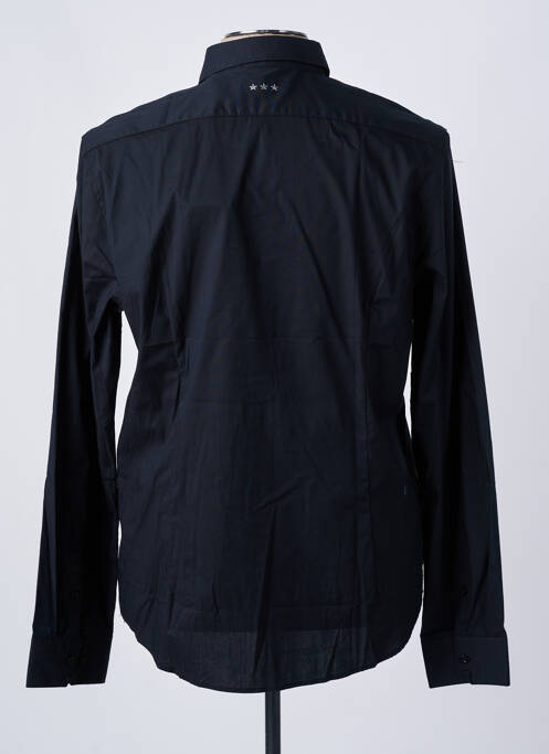 Chemise manches longues noir TEDDY SMITH pour homme