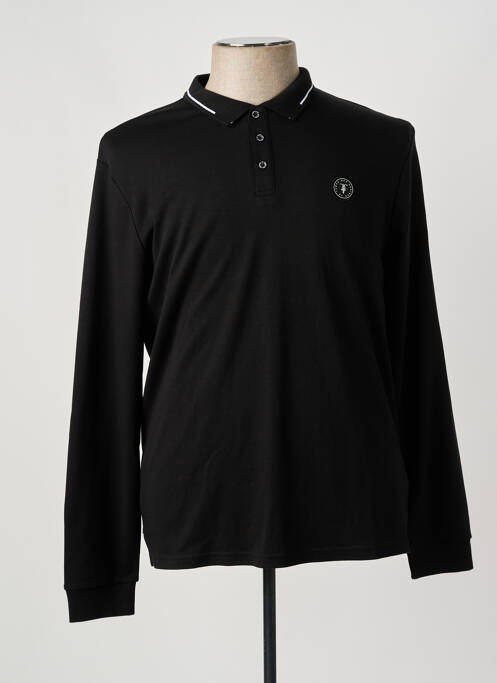 Polo noir LE TEMPS DES CERISES pour homme