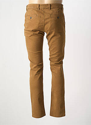 Pantalon chino tissage popeline taille normale marron TEDDY SMITH homme