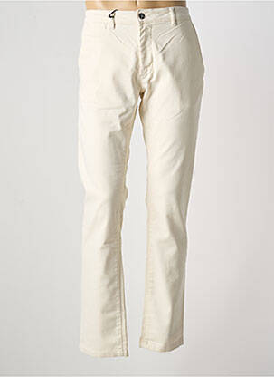 Pantalon chino tissage popeline taille normale beige TEDDY SMITH homme