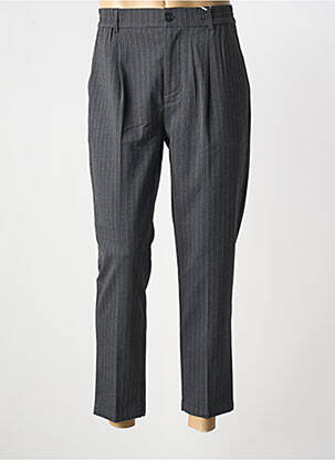 Pantalon 7/8 taille haute taille haute gris CASUAL FRIDAY homme