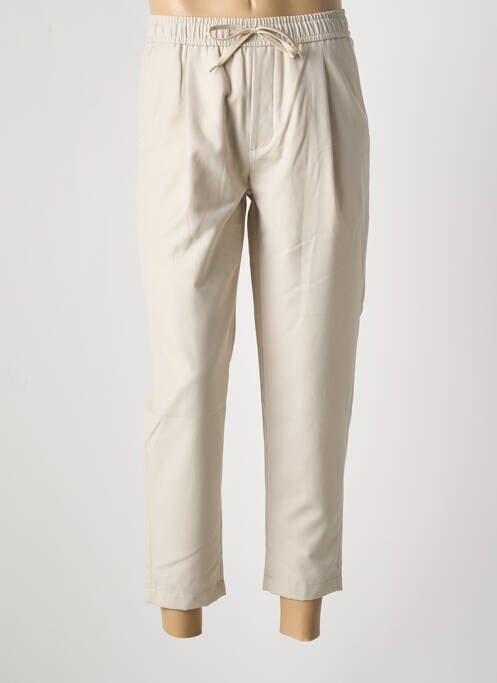 Pantalon 7/8 beige CASUAL FRIDAY homme