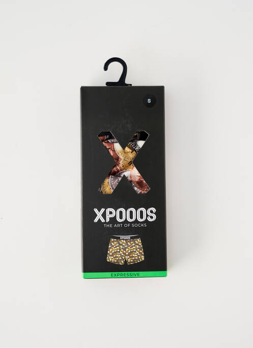 Boxer imprimé fantaisie noir XPOOOS homme