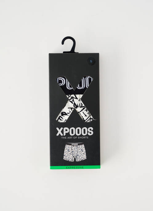Boxer blanc XPOOOS homme