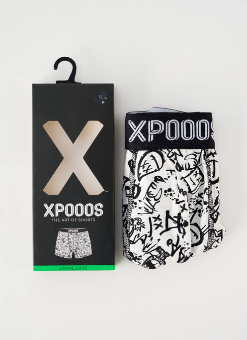 Boxer blanc XPOOOS homme
