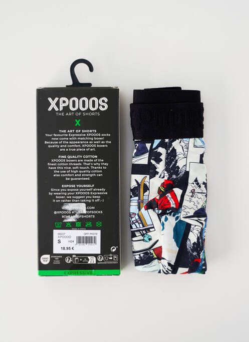 Boxer blanc XPOOOS homme