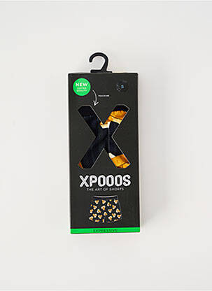Boxer imprimé fantaisie jaune XPOOOS homme