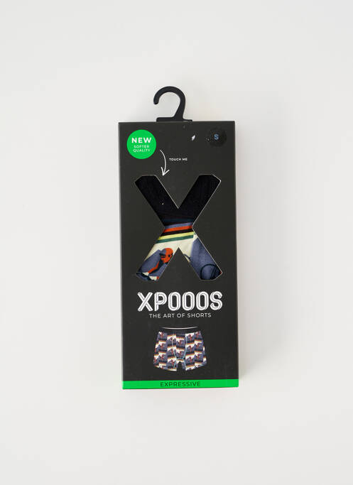 Boxer noir XPOOOS homme