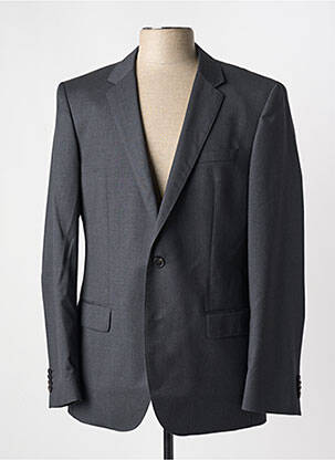 Blazer finition intérieure doublée gris HUGO BOSS homme