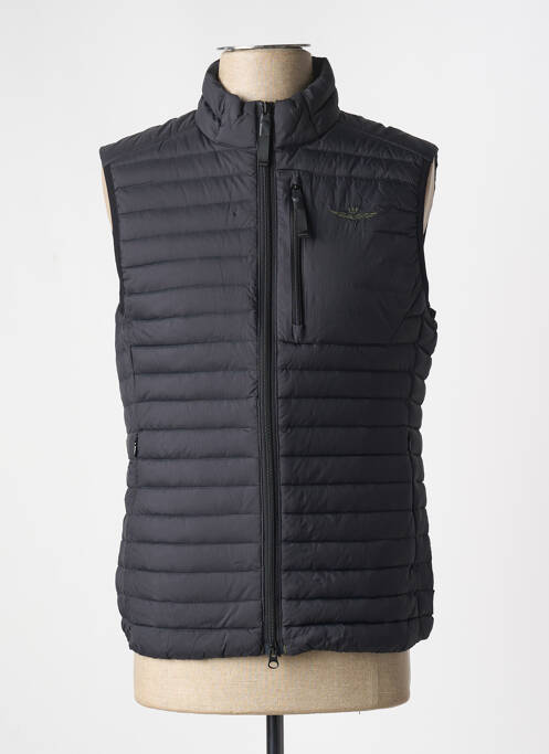 Doudoune noir AERONAUTICA pour homme