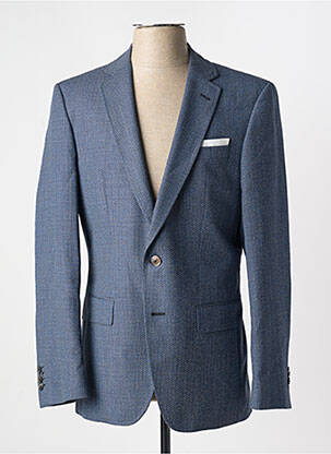 Blazer tissage chiné bleu HUGO BOSS homme