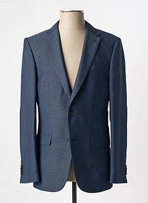 Blazer coupe cintrée bleu HUGO BOSS homme